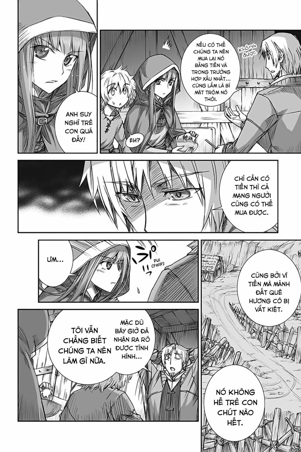 Ookami to Koushinryou: Chapter 53
