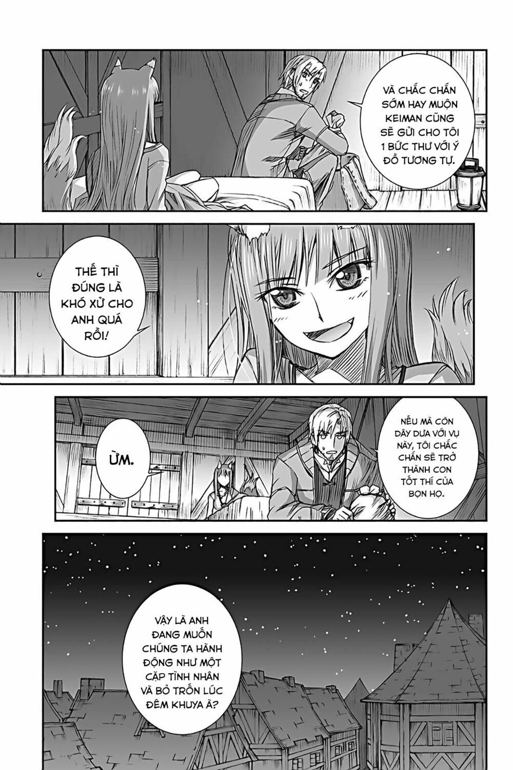 Ookami to Koushinryou: Chapter 55