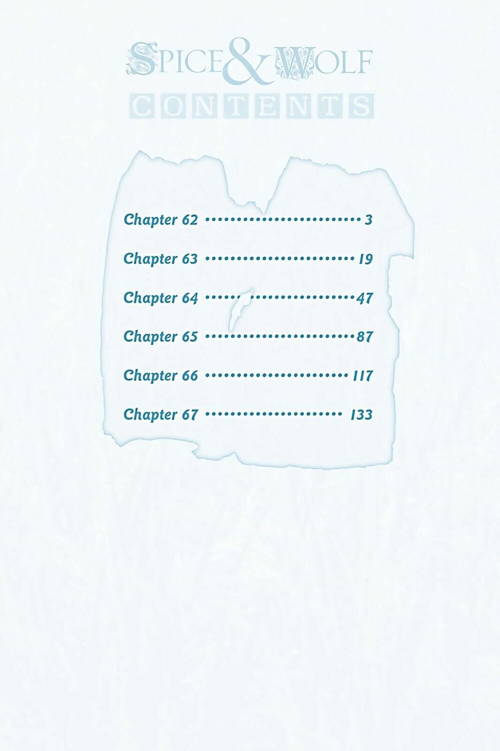Ookami to Koushinryou: Chapter 62