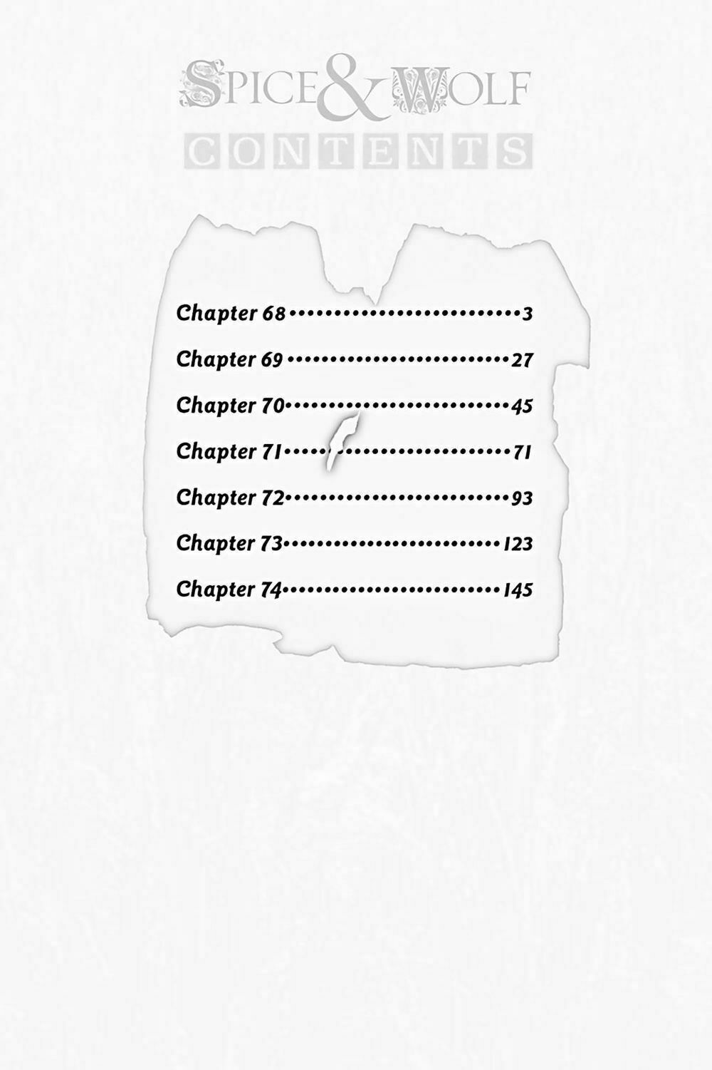 Ookami to Koushinryou: Chapter 68