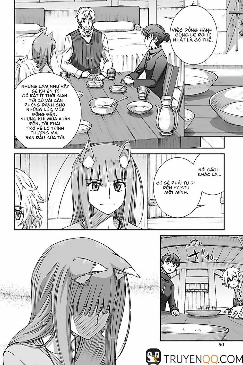 Ookami to Koushinryou: Chapter 70