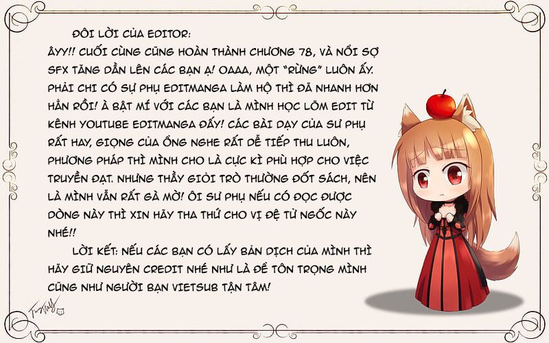 Ookami to Koushinryou: Chapter 78