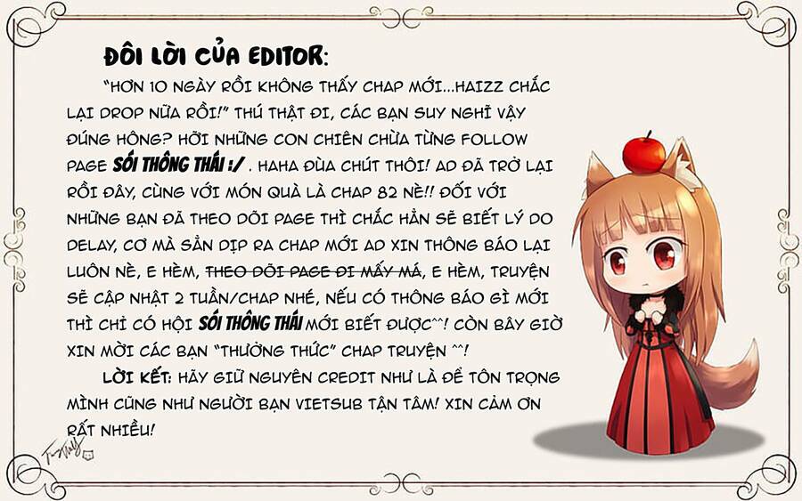 Ookami to Koushinryou: Chapter 82