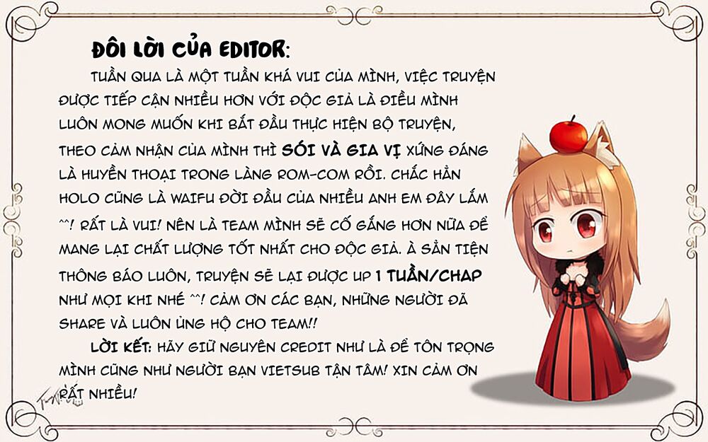 Ookami to Koushinryou: Chapter 84