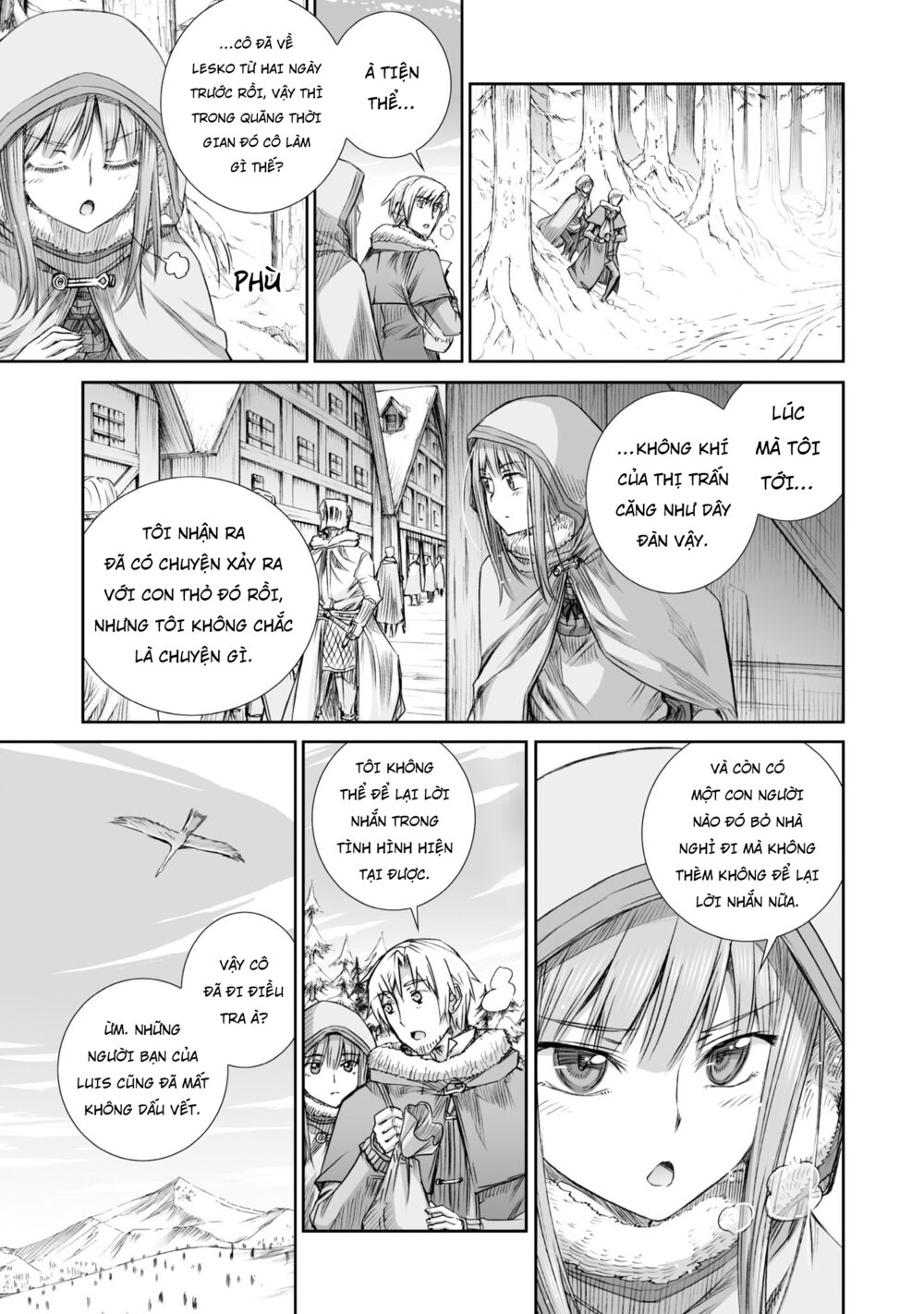 Ookami to Koushinryou: Chapter 90