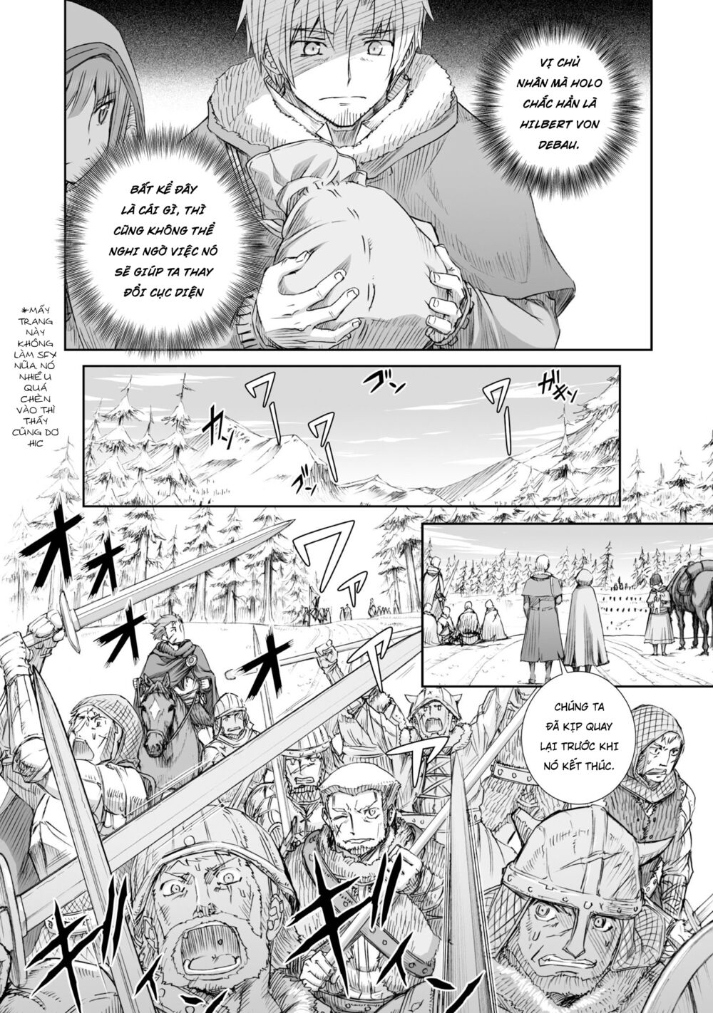 Ookami to Koushinryou: Chapter 90