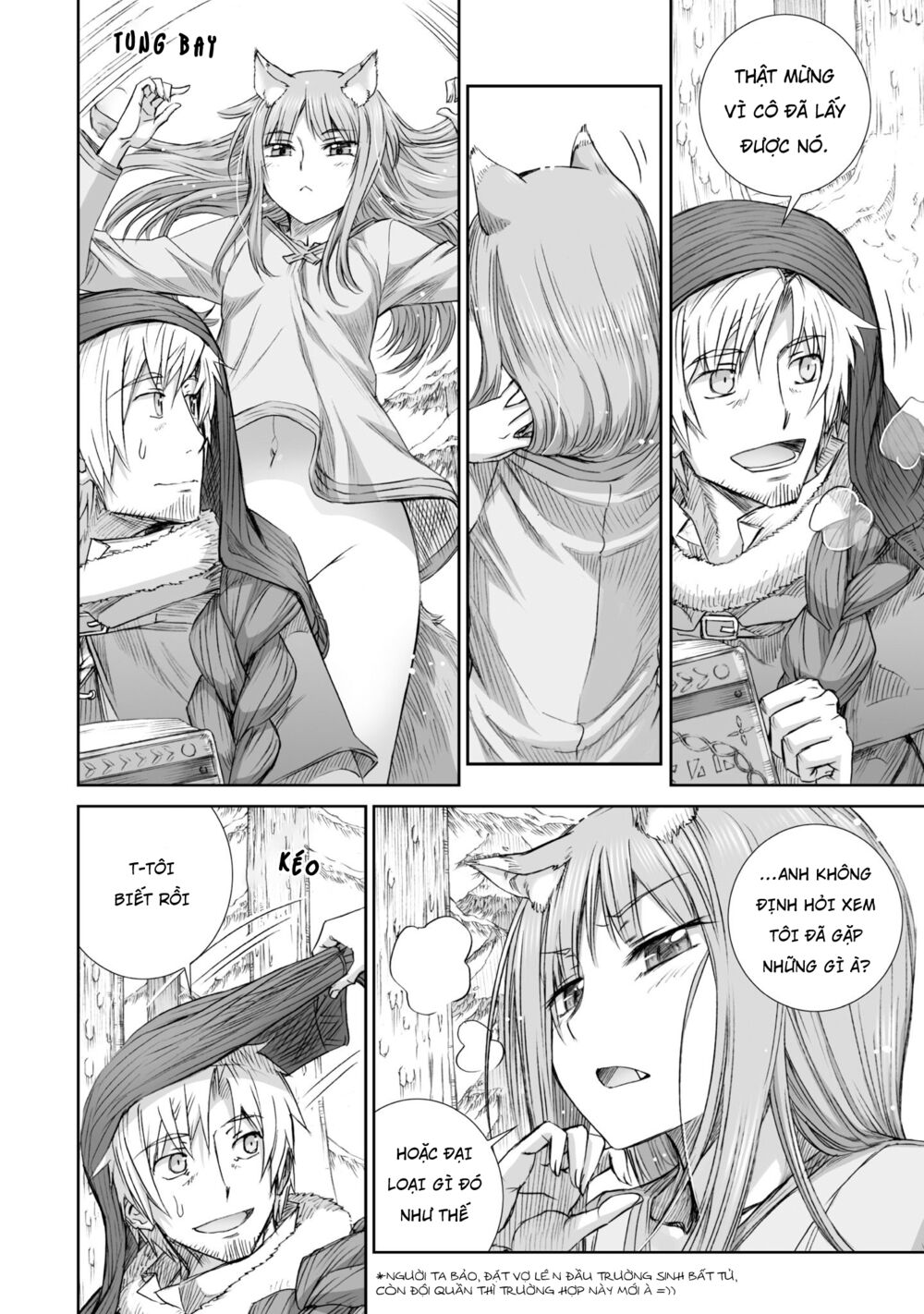 Ookami to Koushinryou: Chapter 90