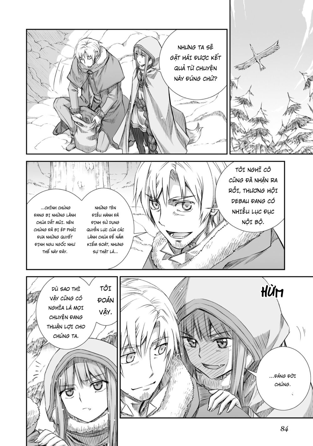 Ookami to Koushinryou: Chapter 90