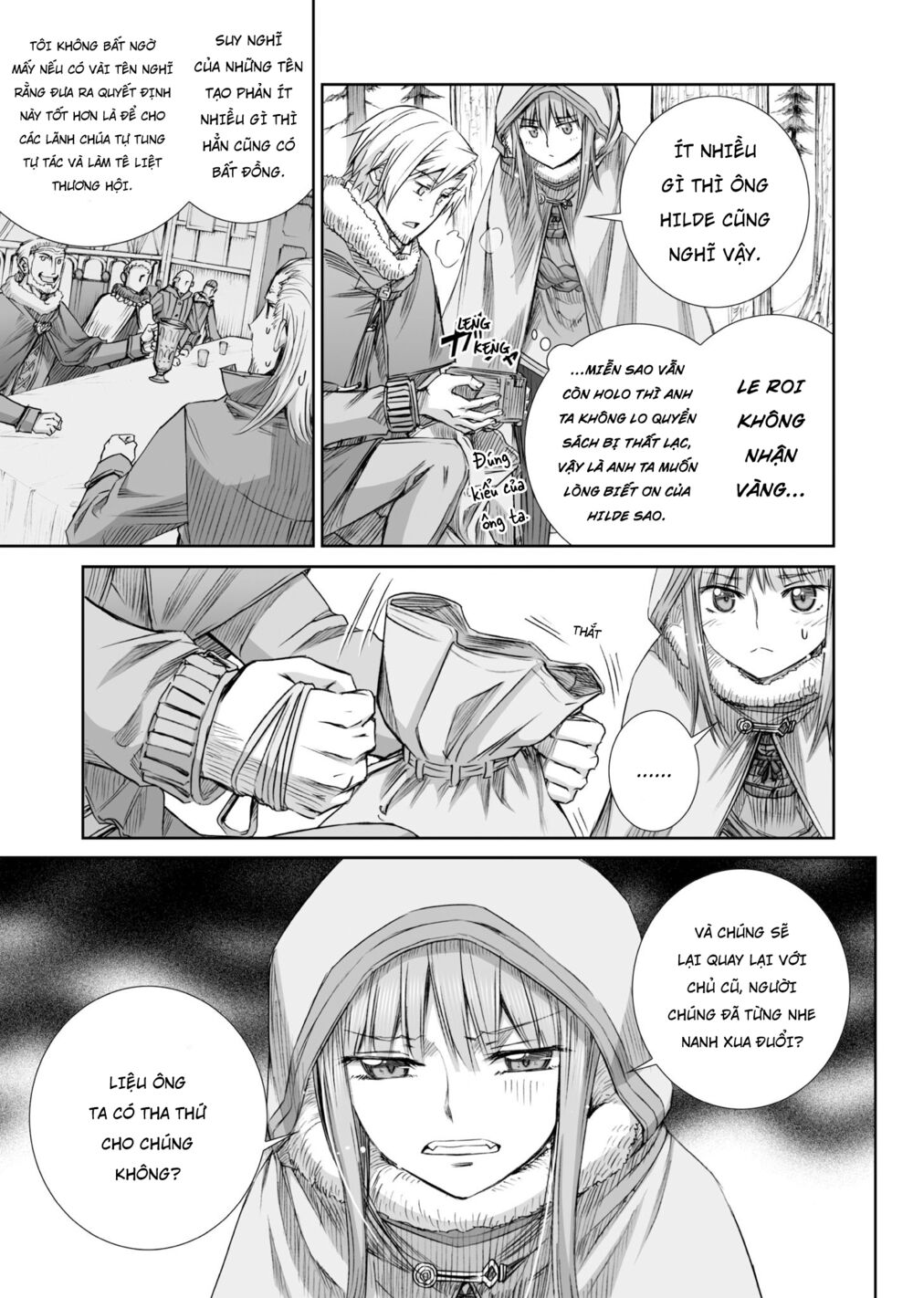 Ookami to Koushinryou: Chapter 90