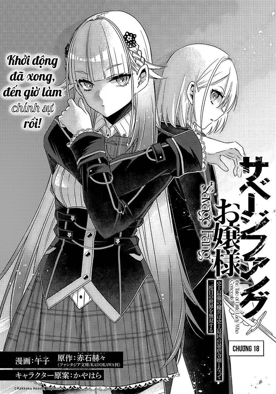 Savage Fang Ojou-sama: Shijou Saikyou No Youhei Wa Shijou Saikyou No Bougyaku Reijou To Natte Ni Dome No Sekai O Musou Suru: Chapter 18