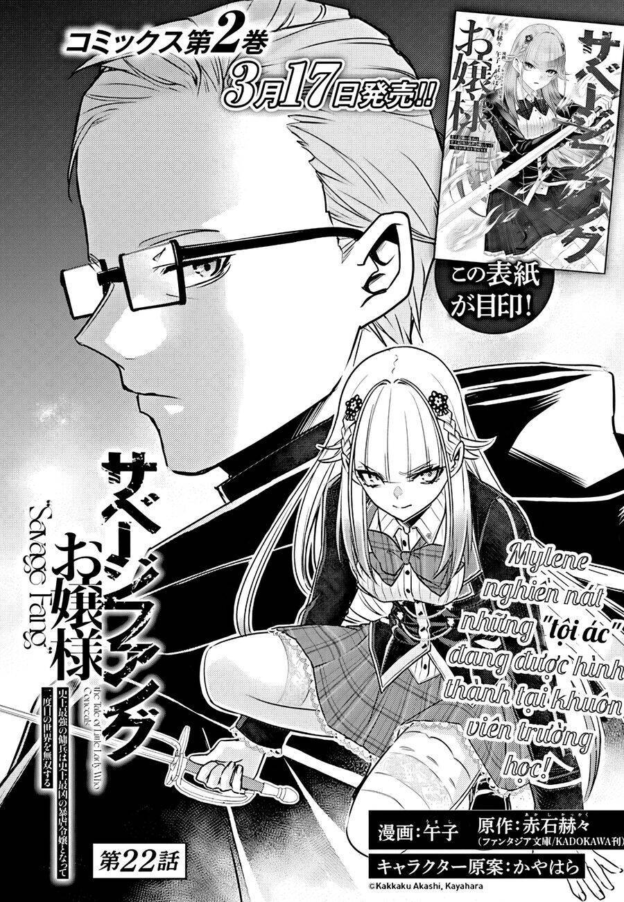Savage Fang Ojou-sama: Shijou Saikyou No Youhei Wa Shijou Saikyou No Bougyaku Reijou To Natte Ni Dome No Sekai O Musou Suru: Chapter 22