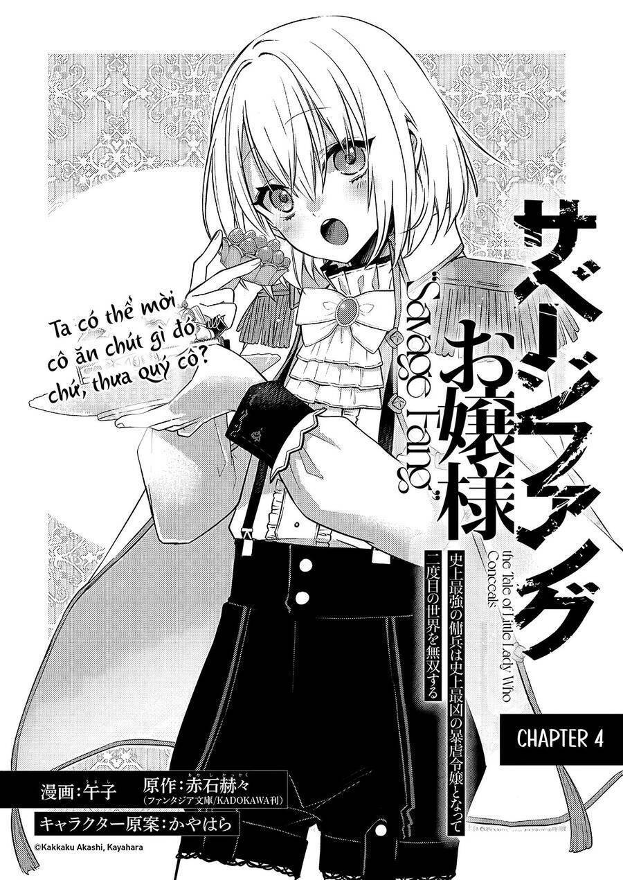 Savage Fang Ojou-sama: Shijou Saikyou No Youhei Wa Shijou Saikyou No Bougyaku Reijou To Natte Ni Dome No Sekai O Musou Suru: Chapter 4