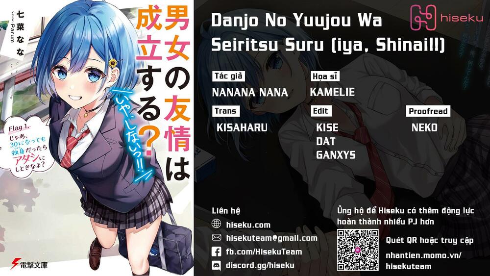 Danjo No Yuujou Wa Seiritsu Suru (iya, Shinai!!): Chapter 1