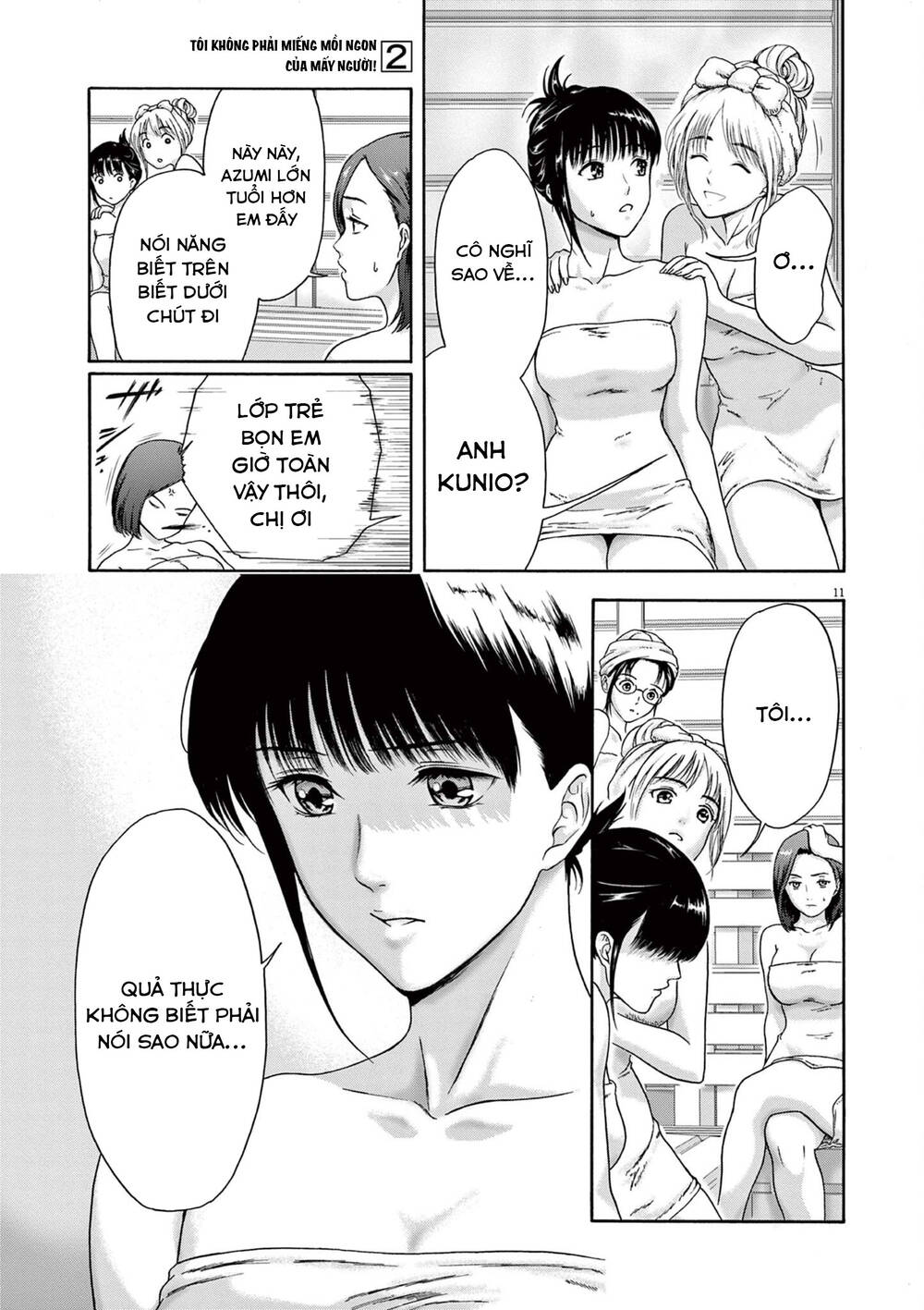 Tôi không phải miếng mồi ngon của mấy người!: Chapter 7: Buổi hội mặt tại phòng tắm hơi của các chị em