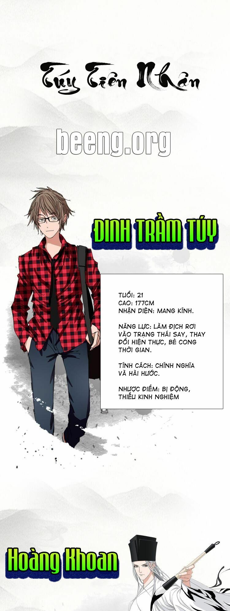 Túy Tiên Nhân Liệt Truyện: Chapter 0: Mở đầu