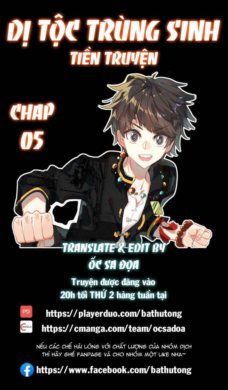 Dị Tộc Trùng Sinh Tiền Truyện: Chapter 5