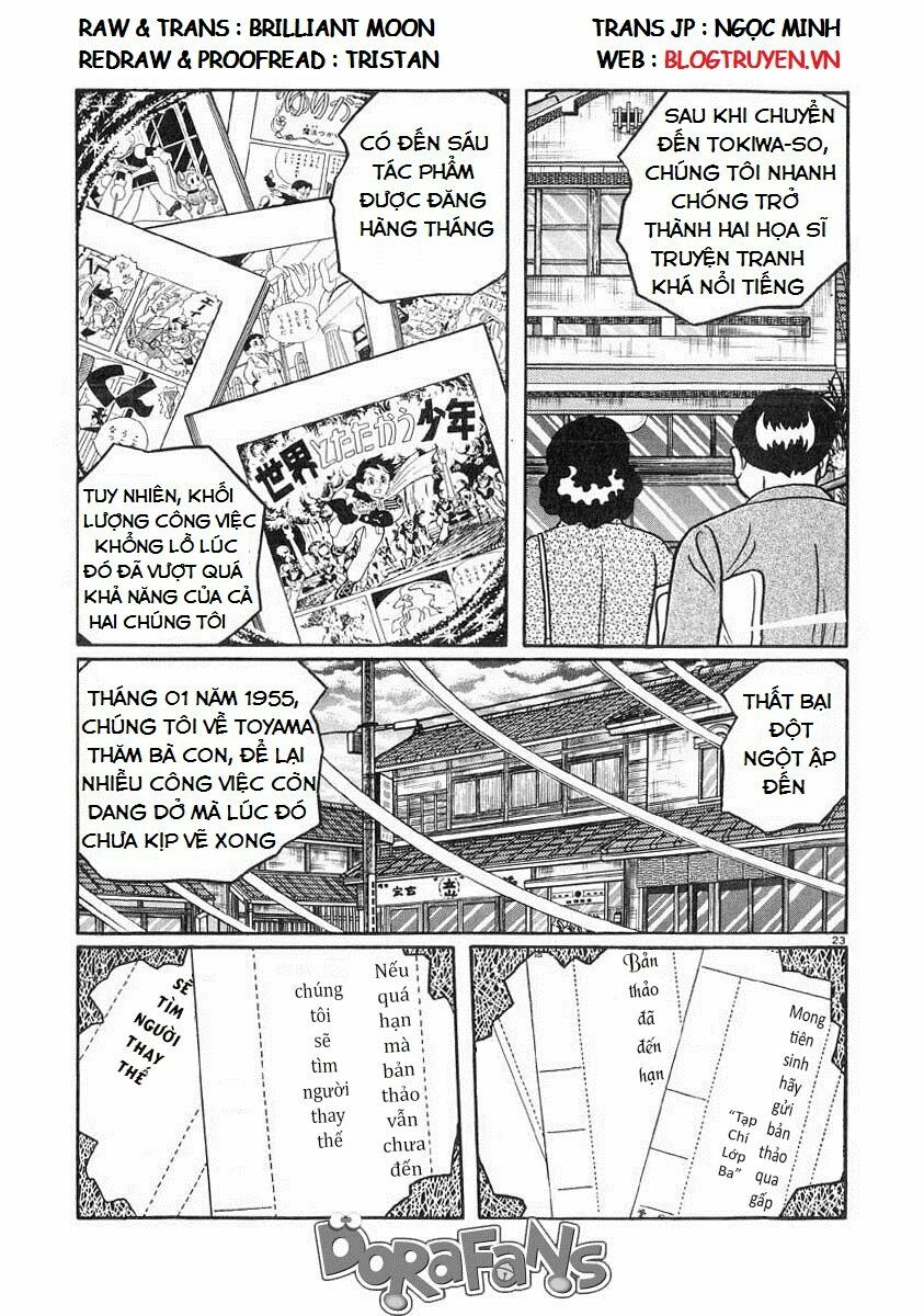 Tự truyện của Fujiko Fujio: Chapter 1: Tạm biệt, bạn tôi ơi