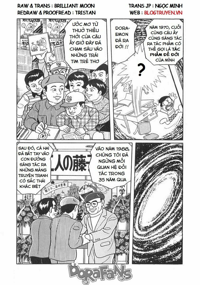 Tự truyện của Fujiko Fujio: Chapter 1: Tạm biệt, bạn tôi ơi