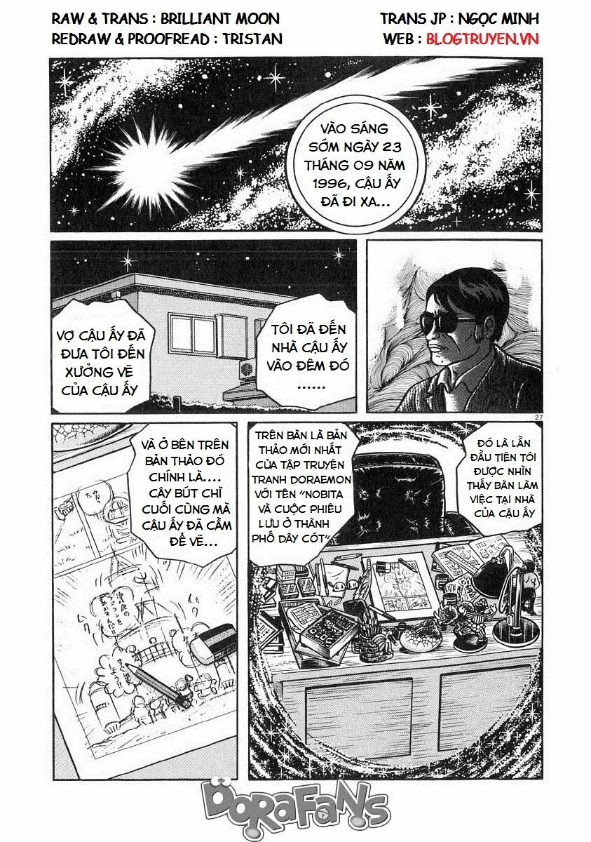 Tự truyện của Fujiko Fujio: Chapter 1: Tạm biệt, bạn tôi ơi