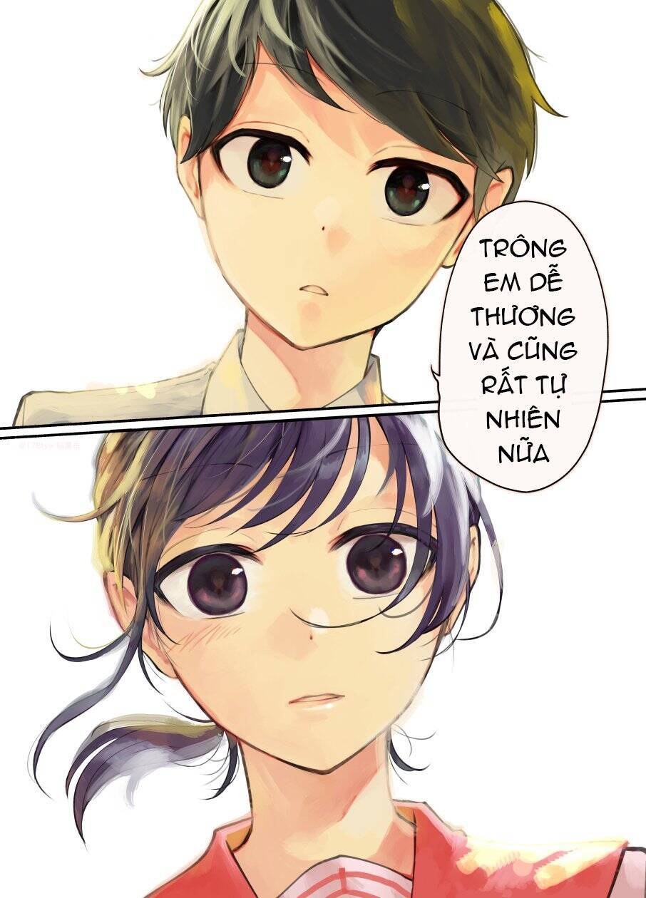 Koushinchou no Kouhai (♀) to Teishinchou no Senpai (♂) ga Renai ni Hatten suru made: Chapter 19