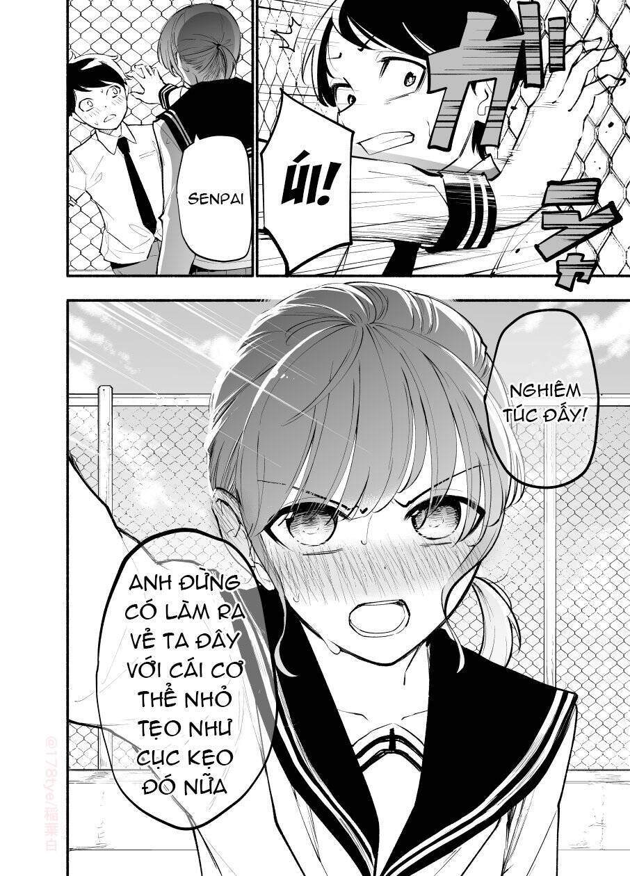 Koushinchou no Kouhai (♀) to Teishinchou no Senpai (♂) ga Renai ni Hatten suru made: Chapter 19