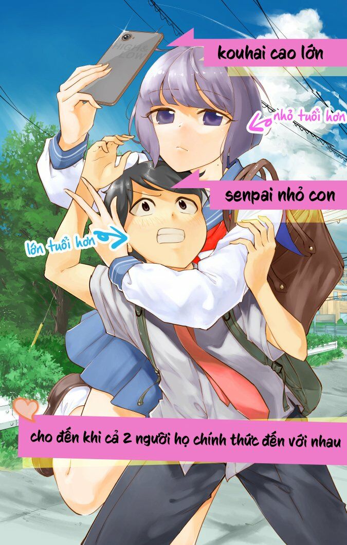 Koushinchou no Kouhai (♀) to Teishinchou no Senpai (♂) ga Renai ni Hatten suru made: Chapter 1