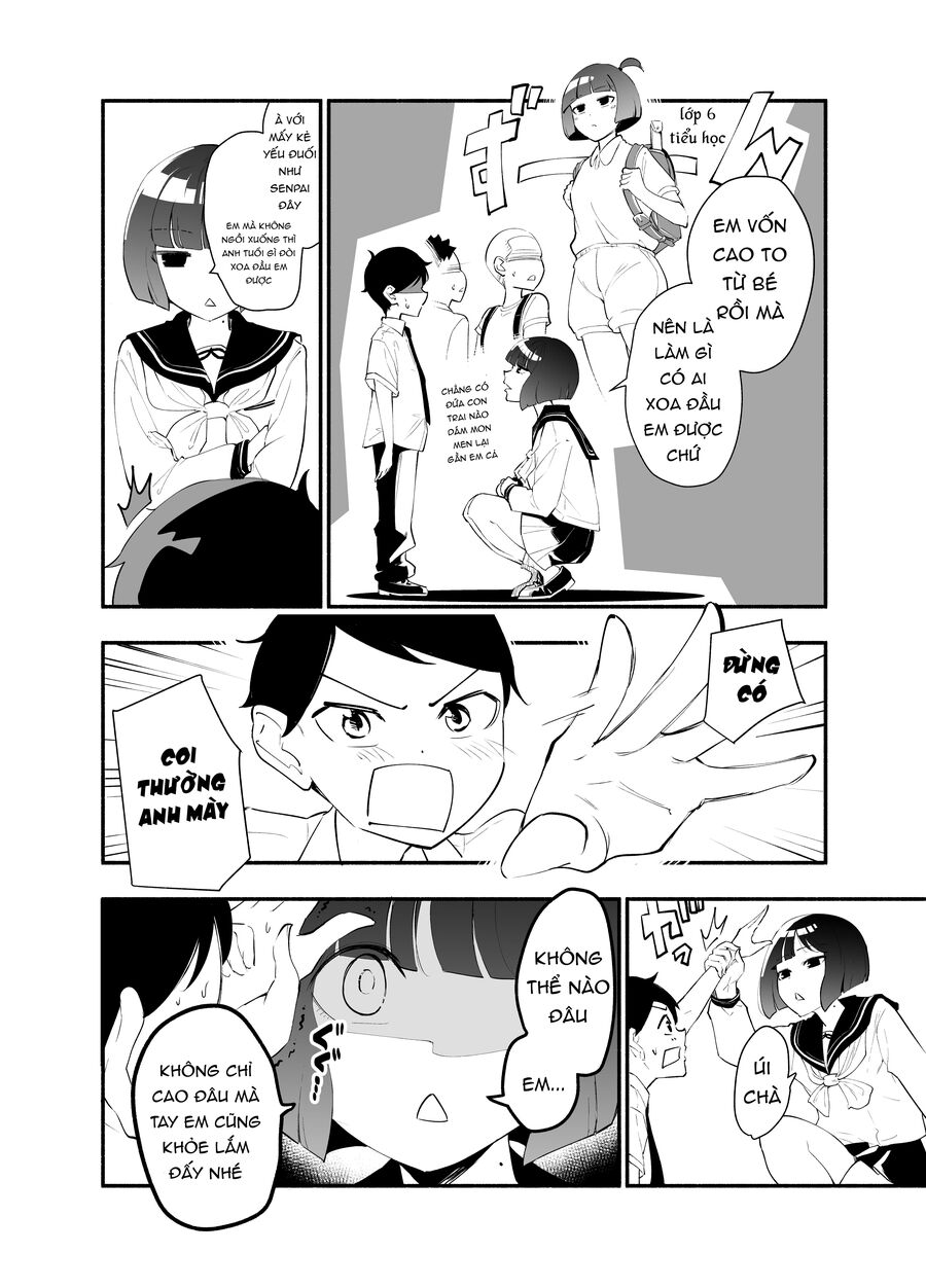 Koushinchou no Kouhai (♀) to Teishinchou no Senpai (♂) ga Renai ni Hatten suru made: Chapter 1