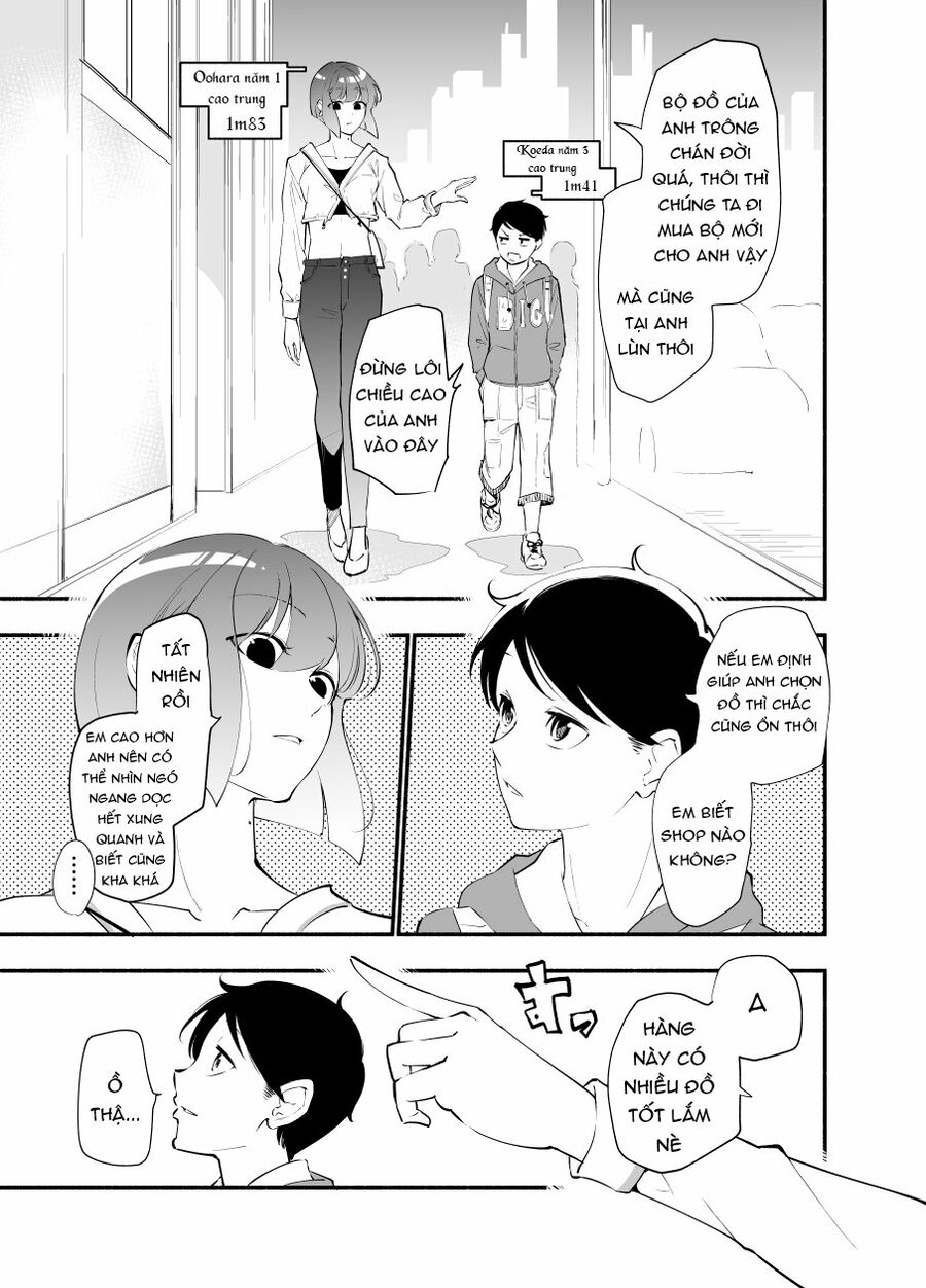 Koushinchou no Kouhai (♀) to Teishinchou no Senpai (♂) ga Renai ni Hatten suru made: Chapter 10