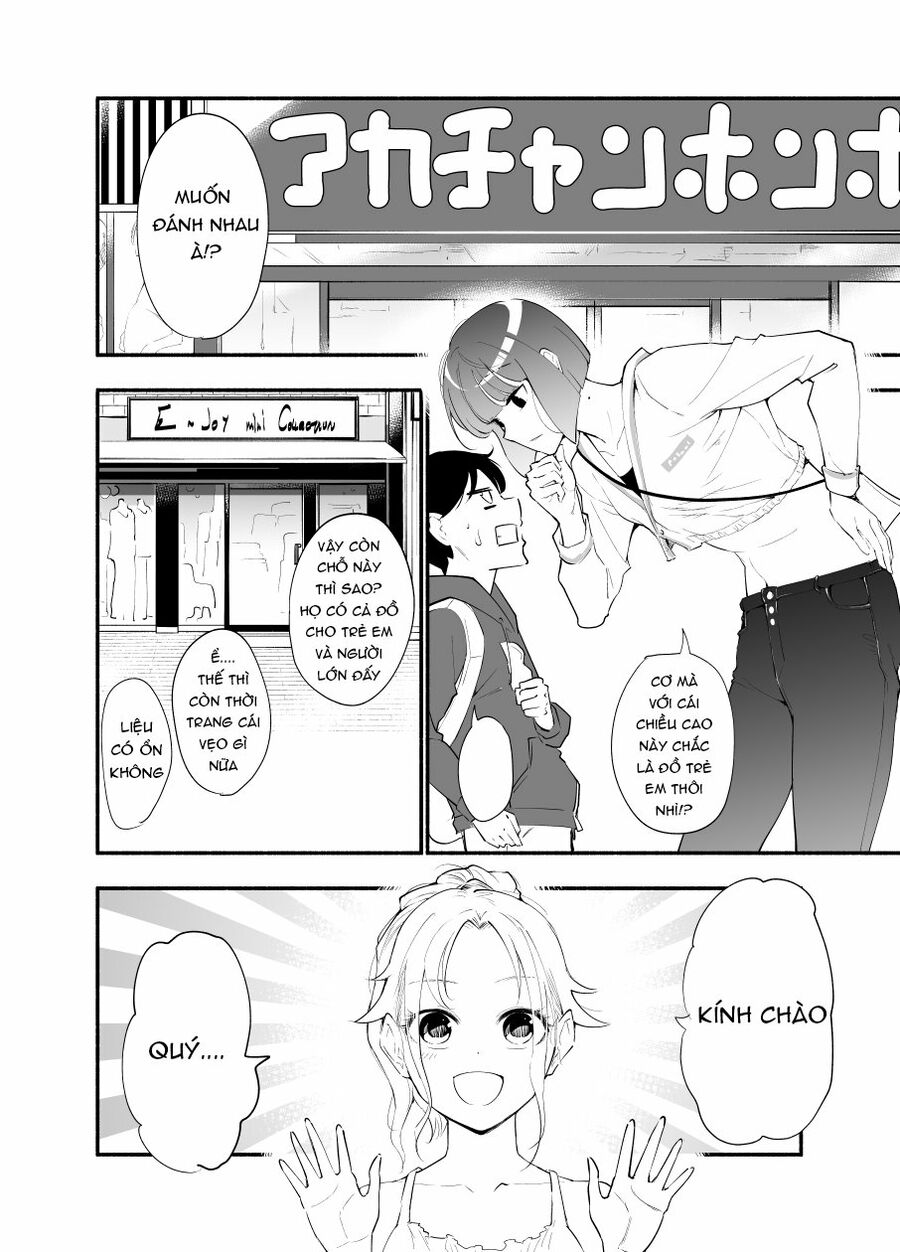 Koushinchou no Kouhai (♀) to Teishinchou no Senpai (♂) ga Renai ni Hatten suru made: Chapter 10