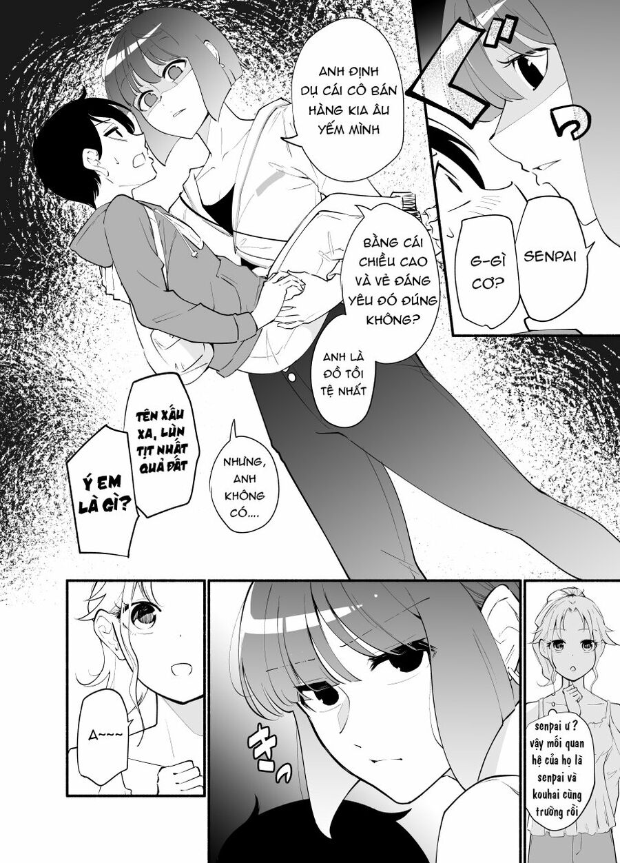 Koushinchou no Kouhai (♀) to Teishinchou no Senpai (♂) ga Renai ni Hatten suru made: Chapter 10