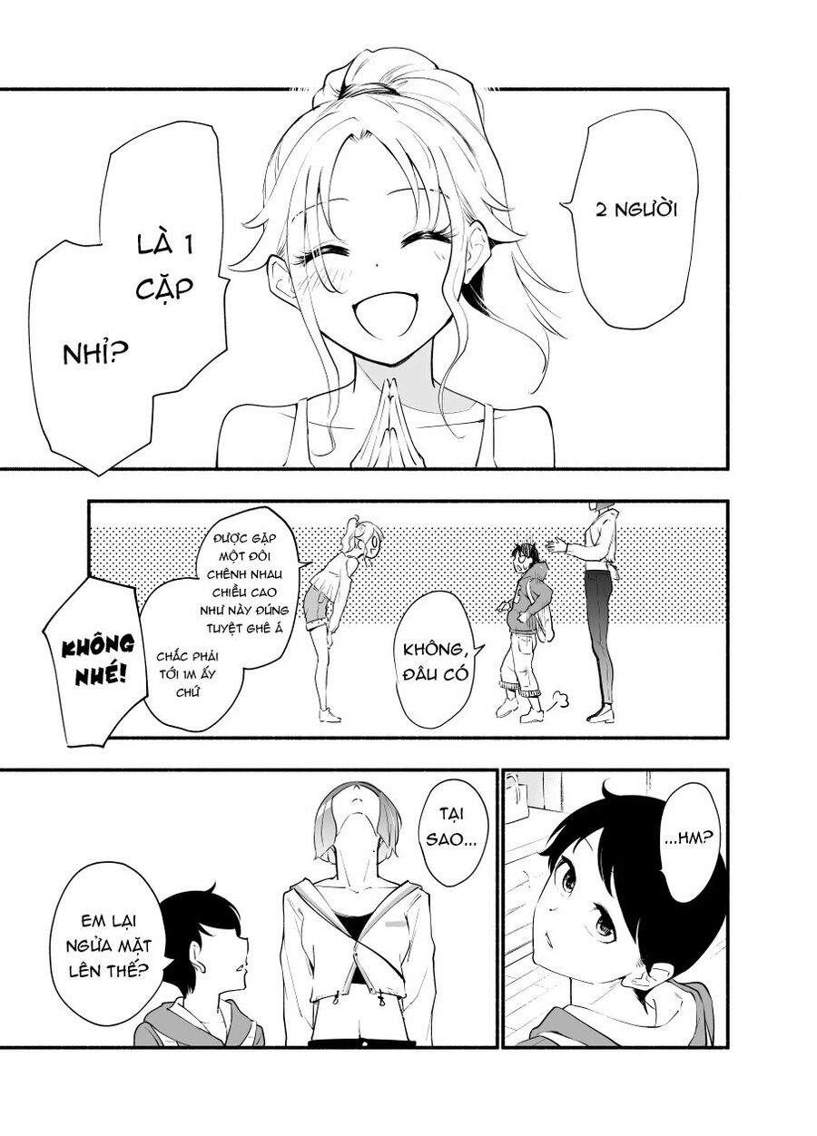 Koushinchou no Kouhai (♀) to Teishinchou no Senpai (♂) ga Renai ni Hatten suru made: Chapter 10