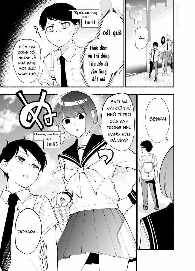 Koushinchou no Kouhai (♀) to Teishinchou no Senpai (♂) ga Renai ni Hatten suru made: Chapter 11
