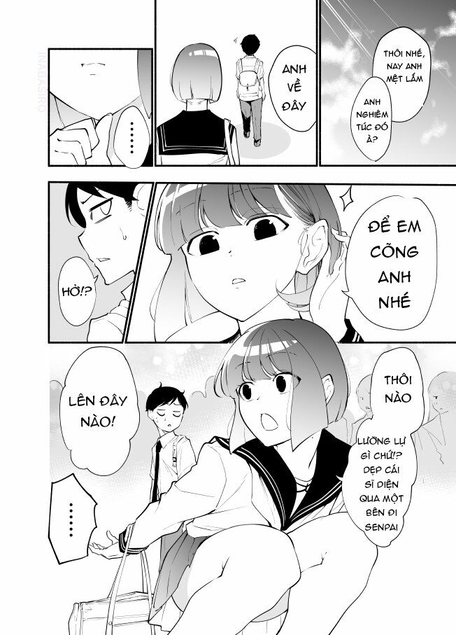 Koushinchou no Kouhai (♀) to Teishinchou no Senpai (♂) ga Renai ni Hatten suru made: Chapter 11