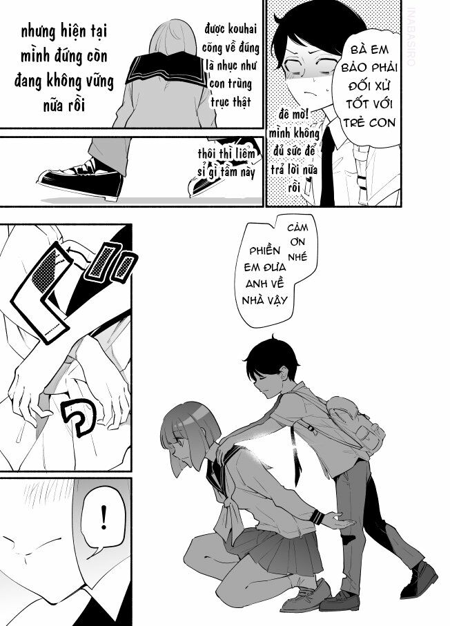 Koushinchou no Kouhai (♀) to Teishinchou no Senpai (♂) ga Renai ni Hatten suru made: Chapter 11