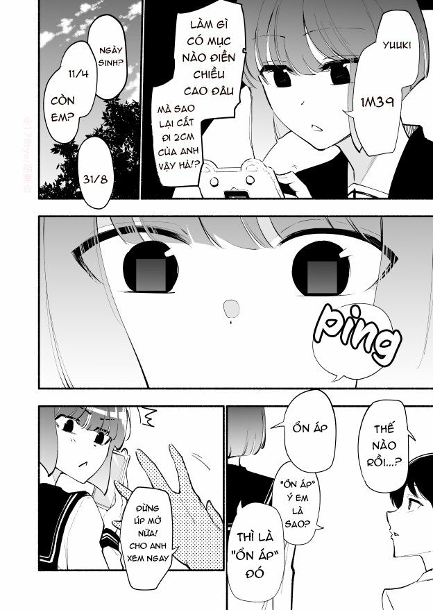 Koushinchou no Kouhai (♀) to Teishinchou no Senpai (♂) ga Renai ni Hatten suru made: Chapter 15