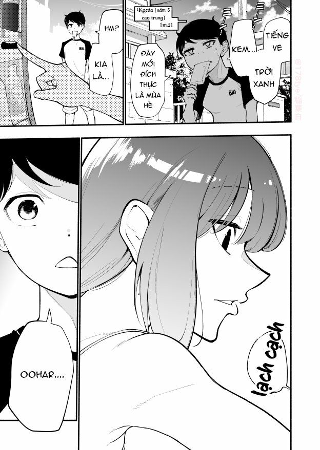 Koushinchou no Kouhai (♀) to Teishinchou no Senpai (♂) ga Renai ni Hatten suru made: Chapter 16