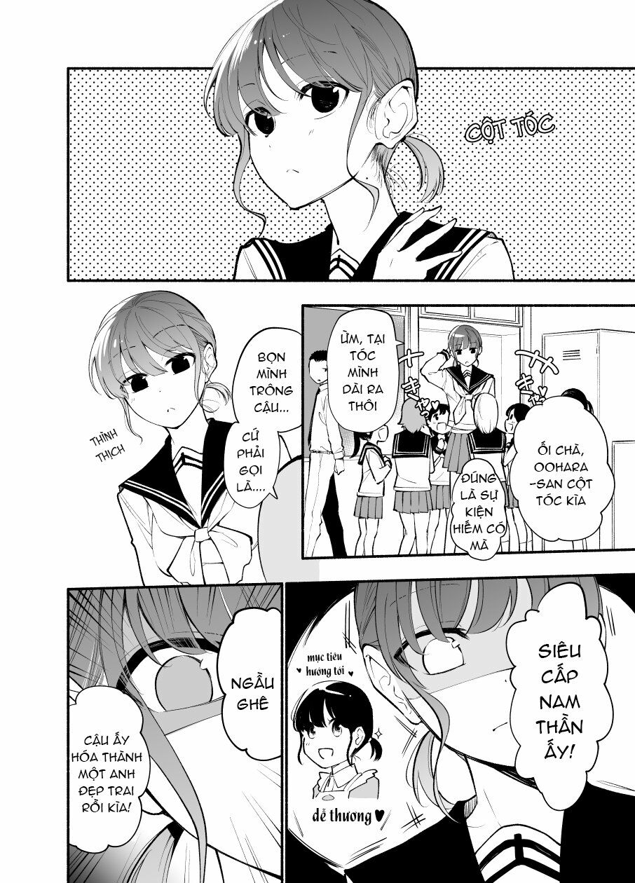 Koushinchou no Kouhai (♀) to Teishinchou no Senpai (♂) ga Renai ni Hatten suru made: Chapter 18