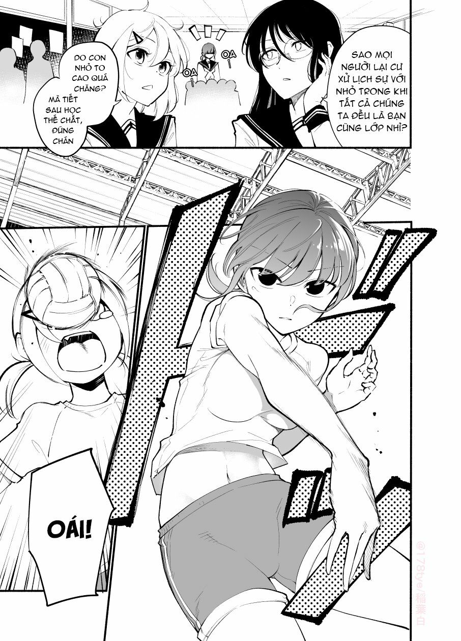 Koushinchou no Kouhai (♀) to Teishinchou no Senpai (♂) ga Renai ni Hatten suru made: Chapter 18
