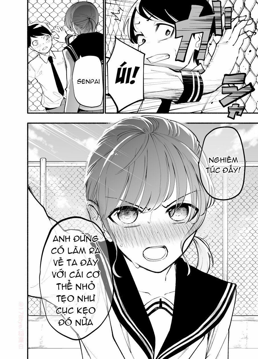 Koushinchou no Kouhai (♀) to Teishinchou no Senpai (♂) ga Renai ni Hatten suru made: Chapter 18