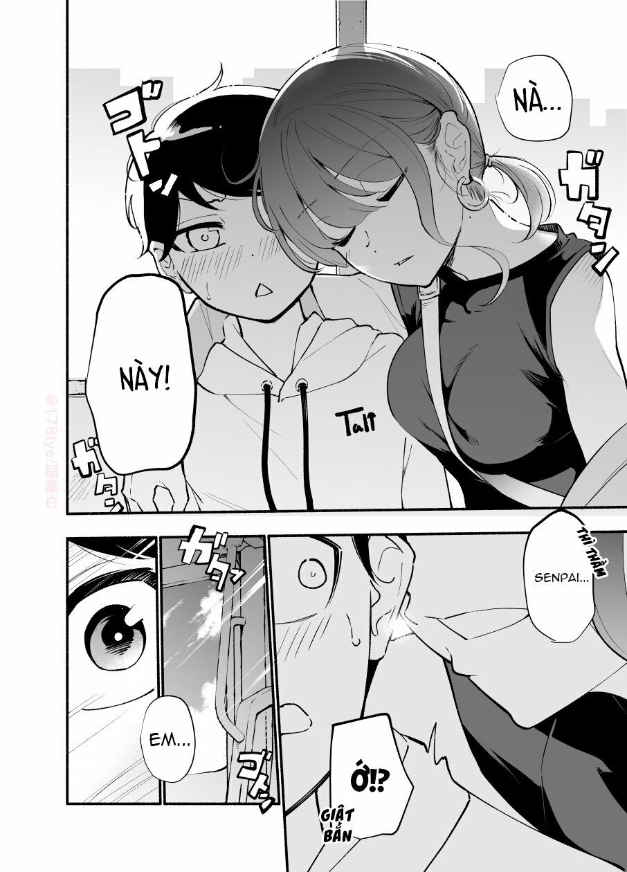Koushinchou no Kouhai (♀) to Teishinchou no Senpai (♂) ga Renai ni Hatten suru made: Chapter 20