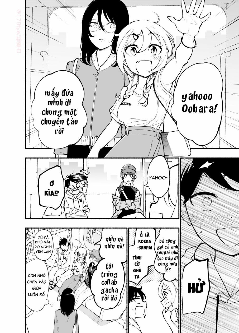 Koushinchou no Kouhai (♀) to Teishinchou no Senpai (♂) ga Renai ni Hatten suru made: Chapter 20