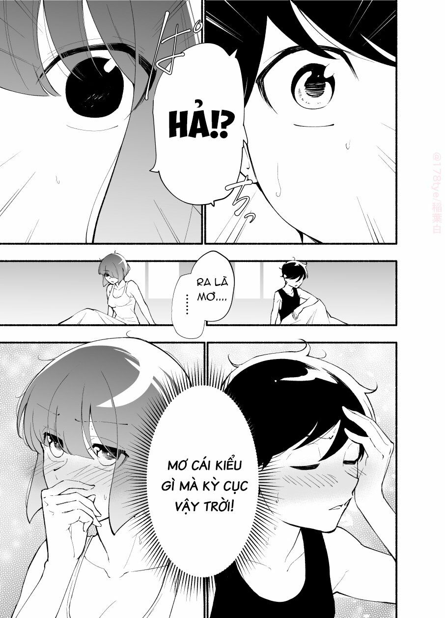 Koushinchou no Kouhai (♀) to Teishinchou no Senpai (♂) ga Renai ni Hatten suru made: Chapter 21.5