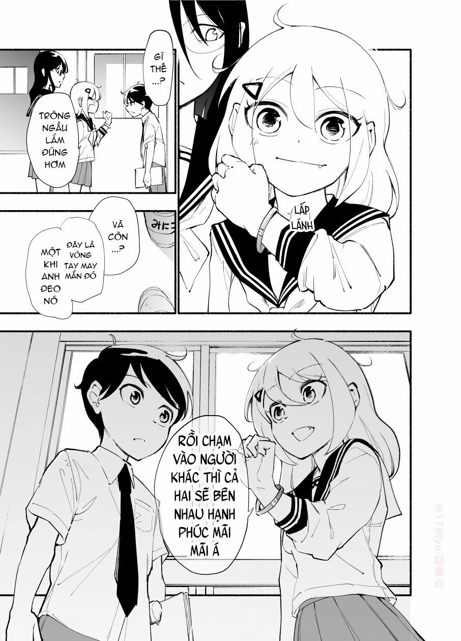 Koushinchou no Kouhai (♀) to Teishinchou no Senpai (♂) ga Renai ni Hatten suru made: Chapter 21