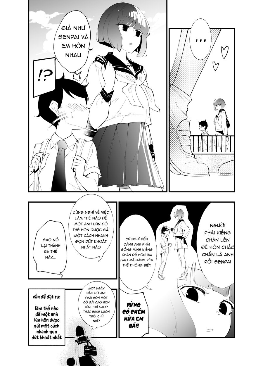 Koushinchou no Kouhai (♀) to Teishinchou no Senpai (♂) ga Renai ni Hatten suru made: Chapter 3