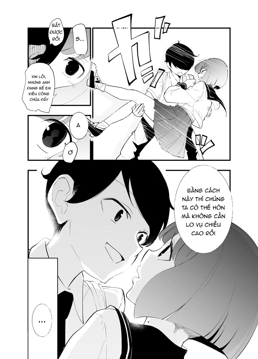 Koushinchou no Kouhai (♀) to Teishinchou no Senpai (♂) ga Renai ni Hatten suru made: Chapter 3