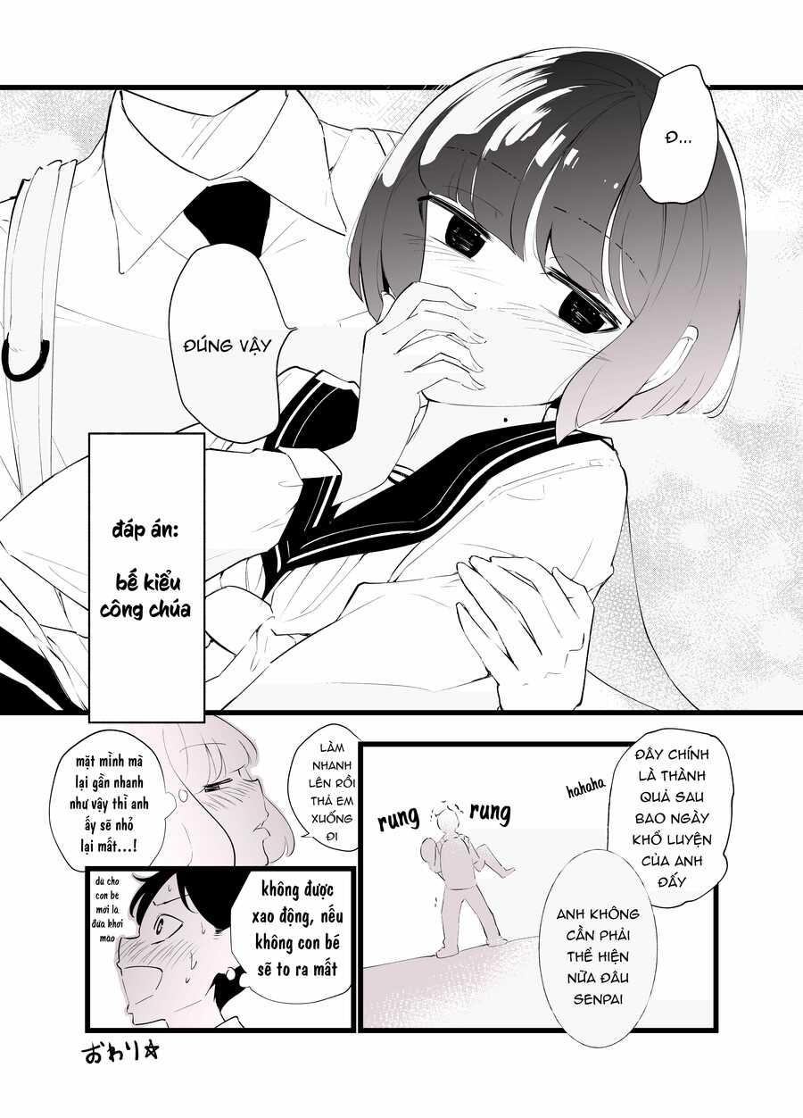 Koushinchou no Kouhai (♀) to Teishinchou no Senpai (♂) ga Renai ni Hatten suru made: Chapter 3