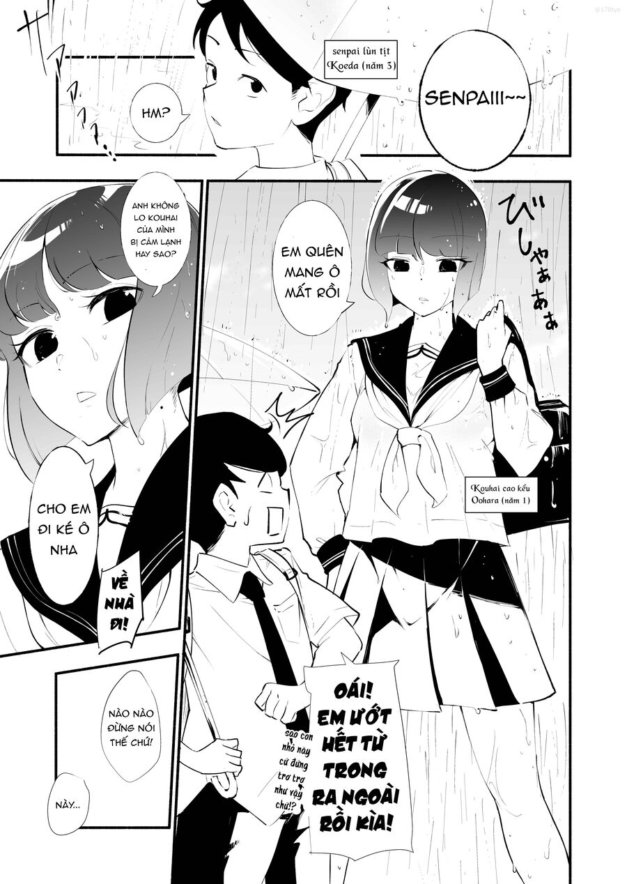 Koushinchou no Kouhai (♀) to Teishinchou no Senpai (♂) ga Renai ni Hatten suru made: Chapter 4