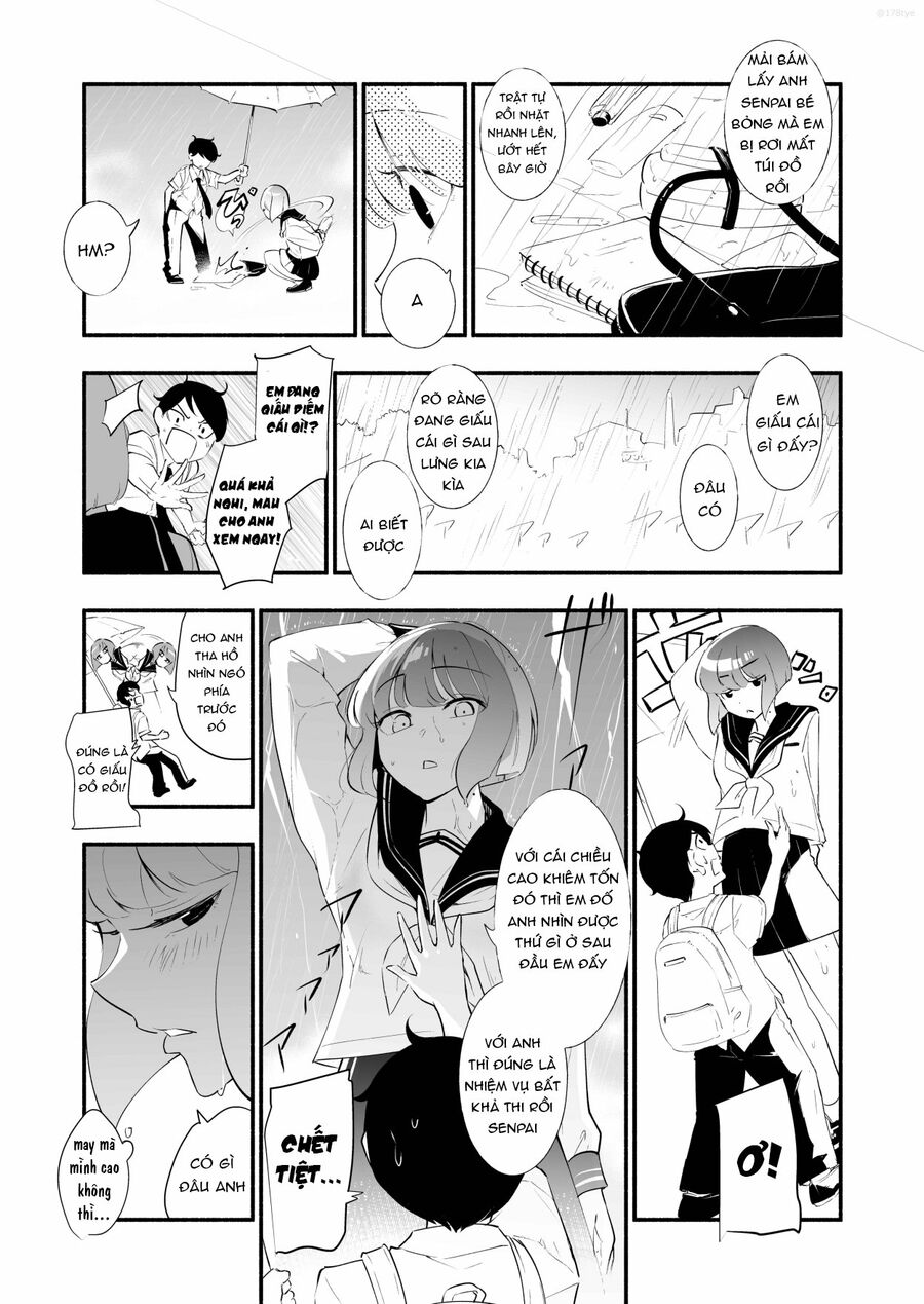 Koushinchou no Kouhai (♀) to Teishinchou no Senpai (♂) ga Renai ni Hatten suru made: Chapter 4