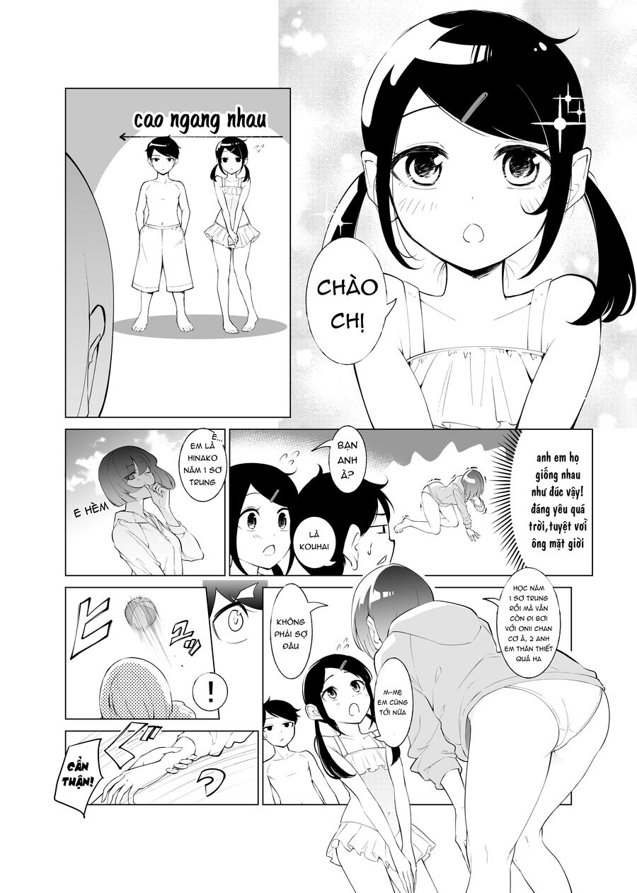Koushinchou no Kouhai (♀) to Teishinchou no Senpai (♂) ga Renai ni Hatten suru made: Chapter 5