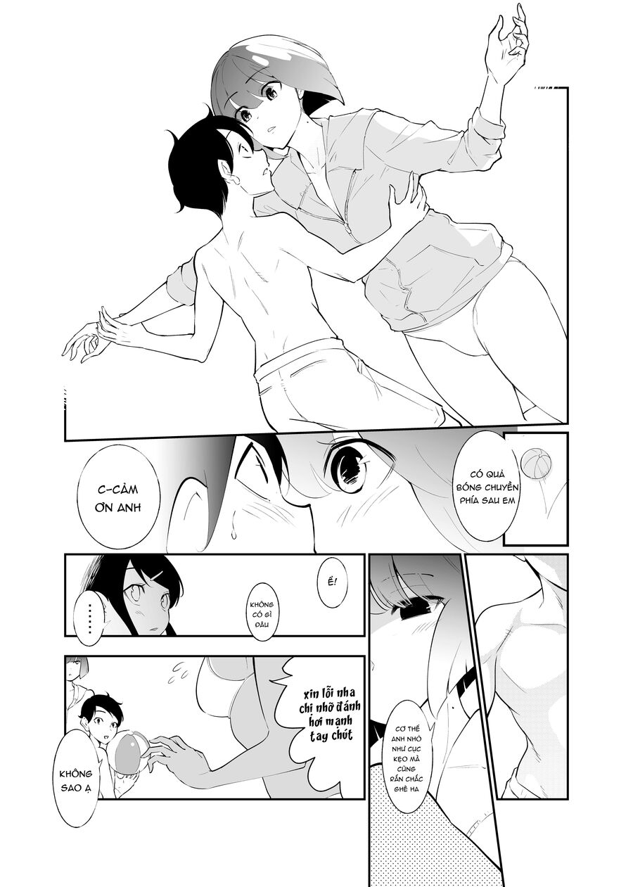 Koushinchou no Kouhai (♀) to Teishinchou no Senpai (♂) ga Renai ni Hatten suru made: Chapter 5